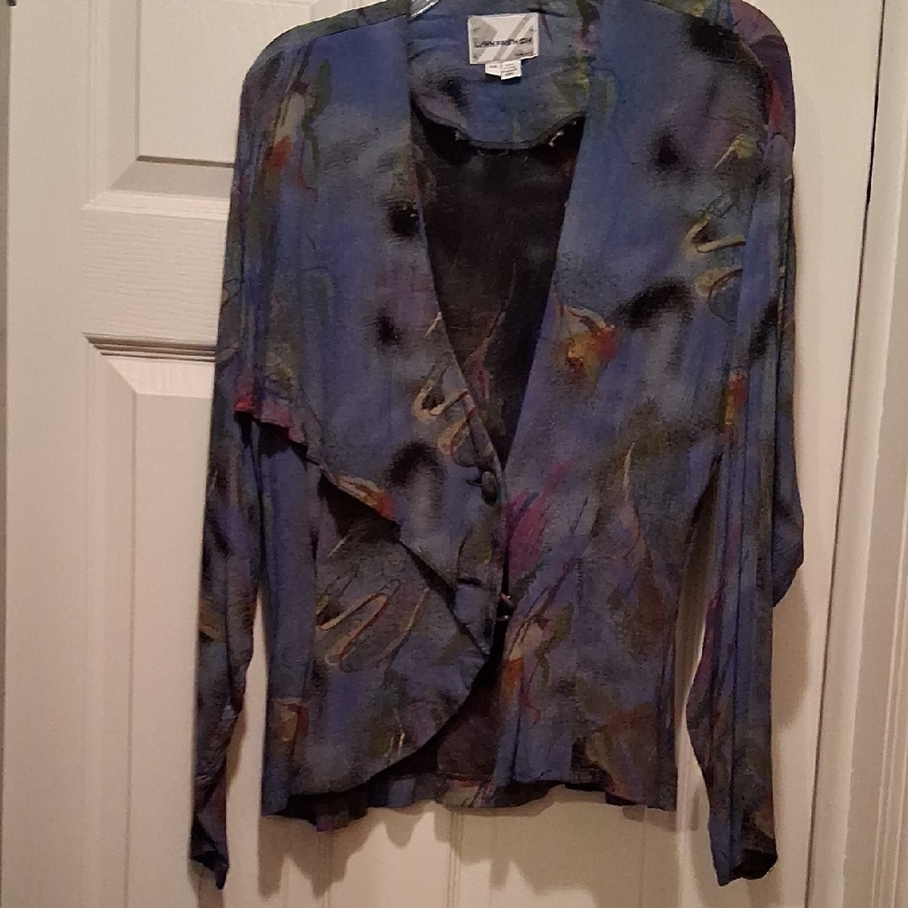 Elegant Blue Women's Blouse